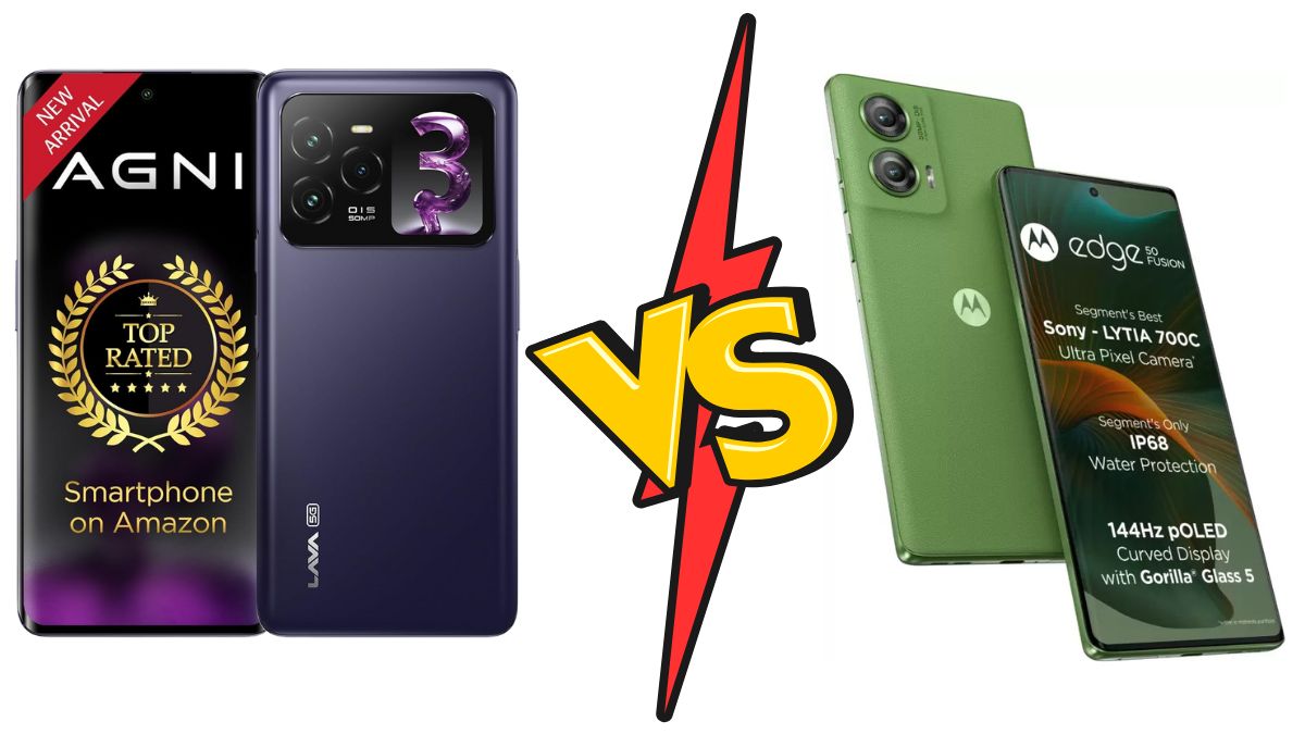 Lava Agni 3 5G vs Motorola Edge 50 Fusion: Which is a Better Mid-Ranger?