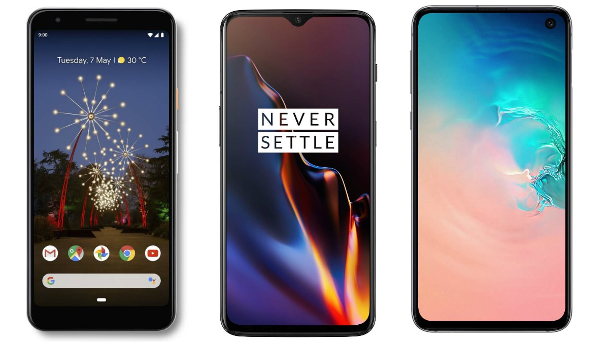 Google Pixel 3a vs OnePlus 6T vs Samsung Galaxy S10e: Price in India, Specifications Compared